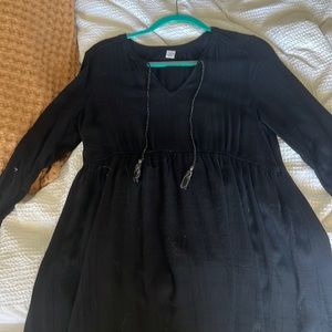 Old navy black long sleeve dress